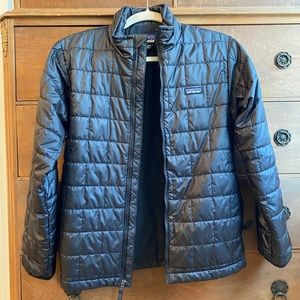 Black Patagonia Puffy Jacket kids XL